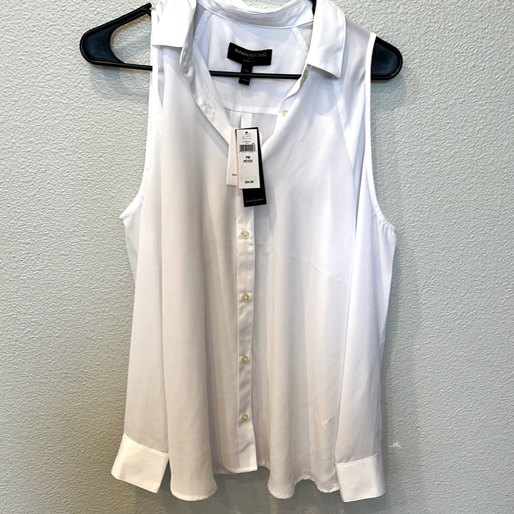 Button white blouse
